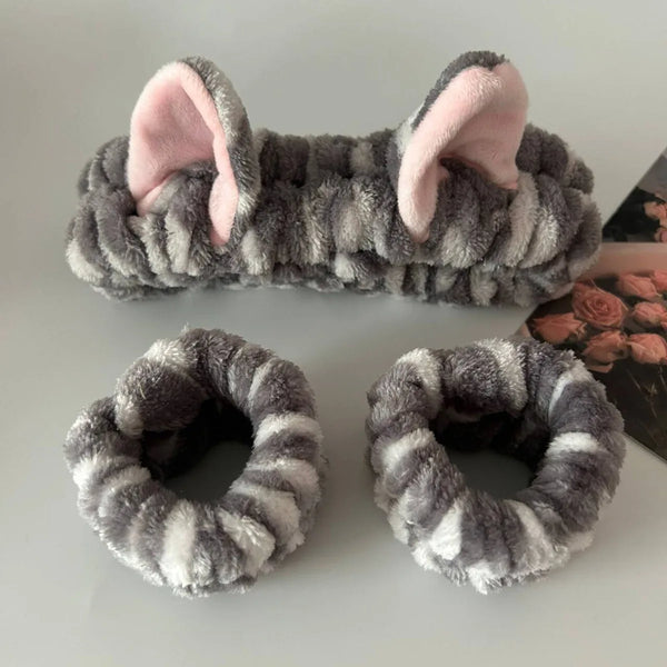 Print Plush Headband 3 pc. Set