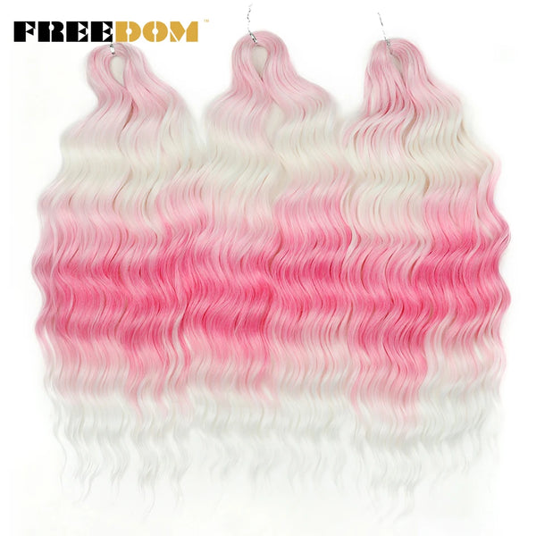 FREEDOM Synthetic Curly Braiding Hair Extensions