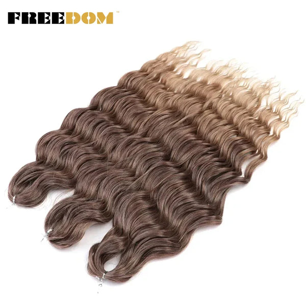 FREEDOM Synthetic Curly Braiding Hair Extensions