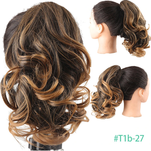 AOOSOO Synthetic Claw Clip-In Ponytail