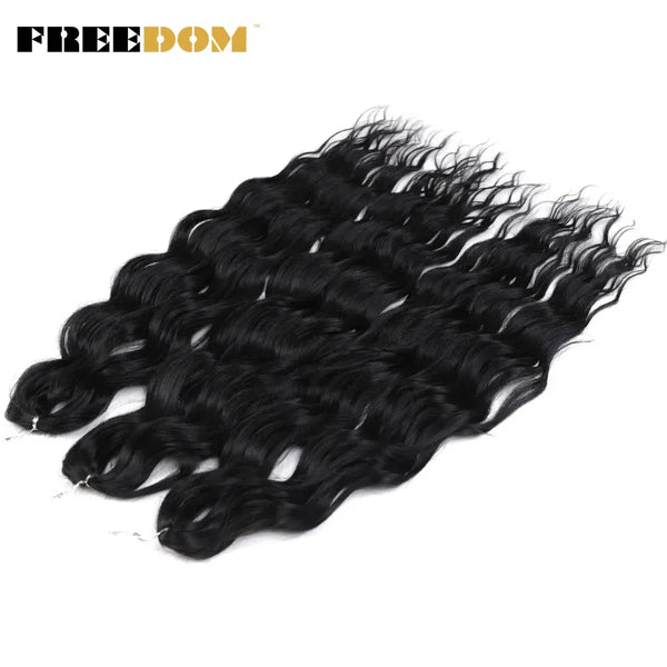 FREEDOM Synthetic Curly Braiding Hair Extensions