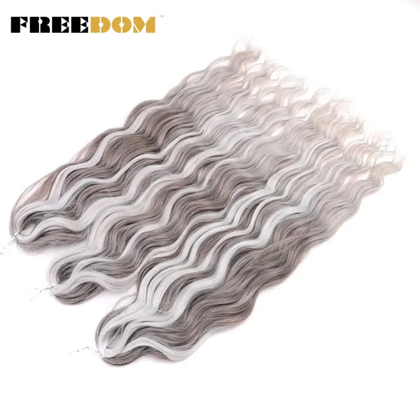 FREEDOM Synthetic Curly Braiding Hair Extensions