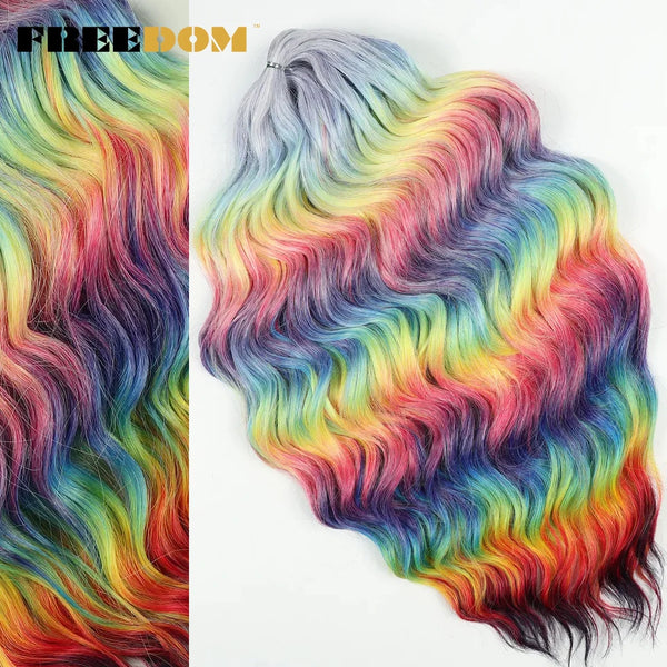 FREEDOM Synthetic Curly Braiding Hair Extensions