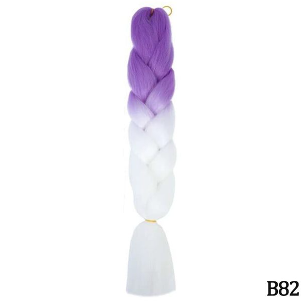 AZQUEEN 24 Inch Kanekalon Jumbo Braid Extensions