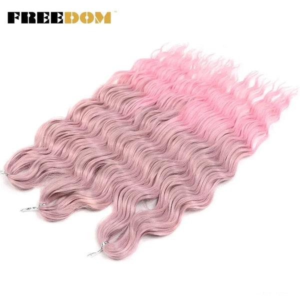 FREEDOM Synthetic Curly Braiding Hair Extensions