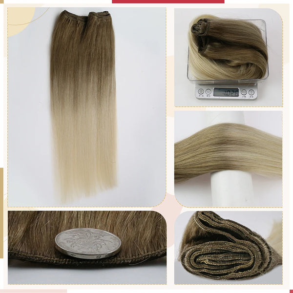 Moresoo Double Wefted Remy Human Hair Bundles