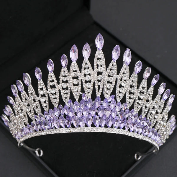 Forseven Baroque Crystal/Rhinestone Tiara