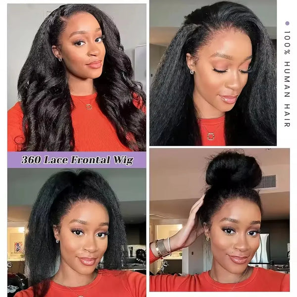 Wowear Brazilian 360 Transparent Full Lace Glueless Remy Human Hair Wig