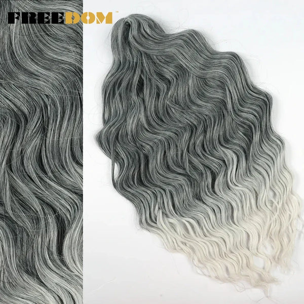 FREEDOM Synthetic Curly Braiding Hair Extensions