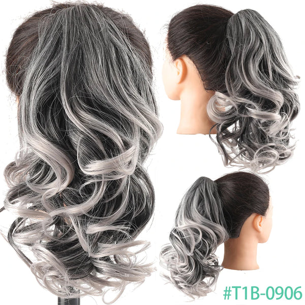 AOOSOO Synthetic Claw Clip-In Ponytail