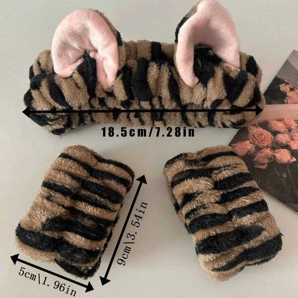 Print Plush Headband 3 pc. Set