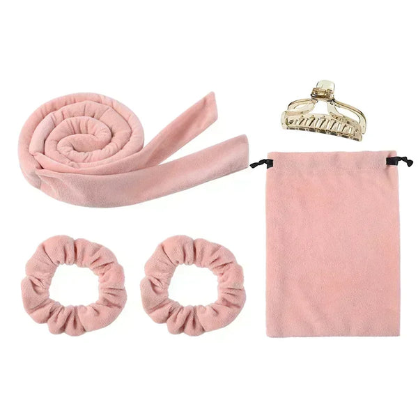 Comfortable Cloth Heatless Curling Rod