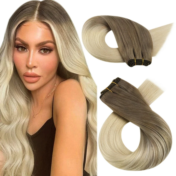 Moresoo Double Wefted Remy Human Hair Bundles