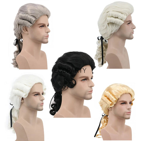 Lawyer Judge Baroque Cosplay Synthetic Wig