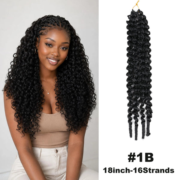 Burmese Synthetic Pre-Looped Crochet Hair