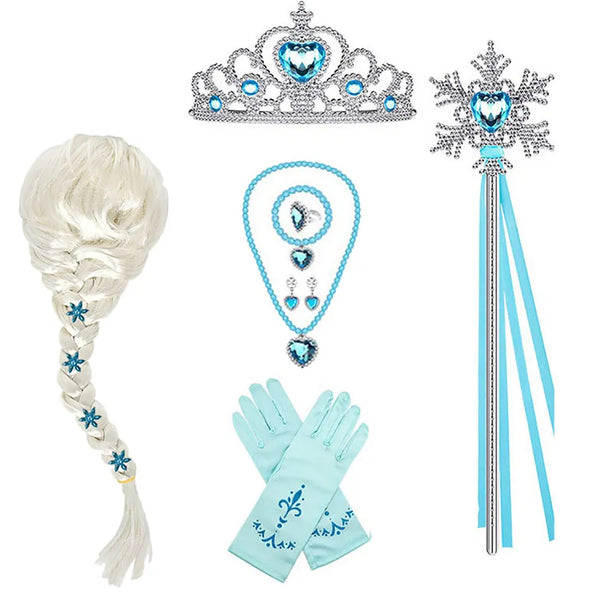 My Little Princess Wig/Gloves/ Wand/Crown/ Jewelry Set/Necklace