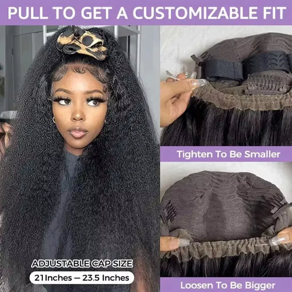 Afybea Brazilian 360 Lace Frontal Yaki Straight Remy Human Hair