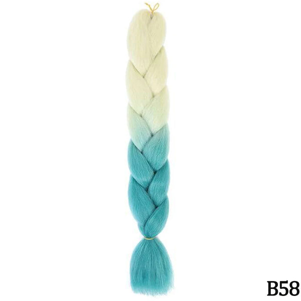 AZQUEEN 24 Inch Kanekalon Jumbo Braid Extensions