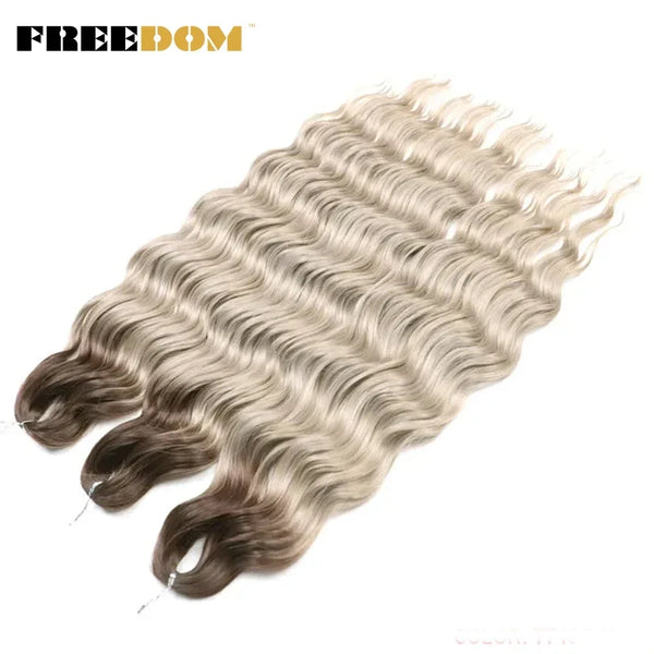 FREEDOM Synthetic Curly Braiding Hair Extensions