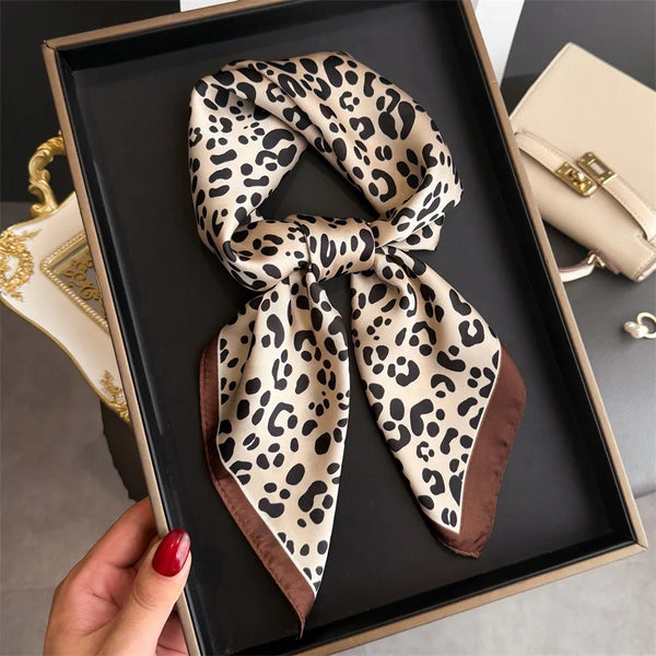 Bohemian Style Print Luxury Silk Scarf