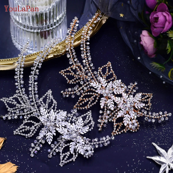 YouLaPan Rhinestone Hair Jewelry