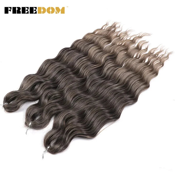 FREEDOM Synthetic Curly Braiding Hair Extensions