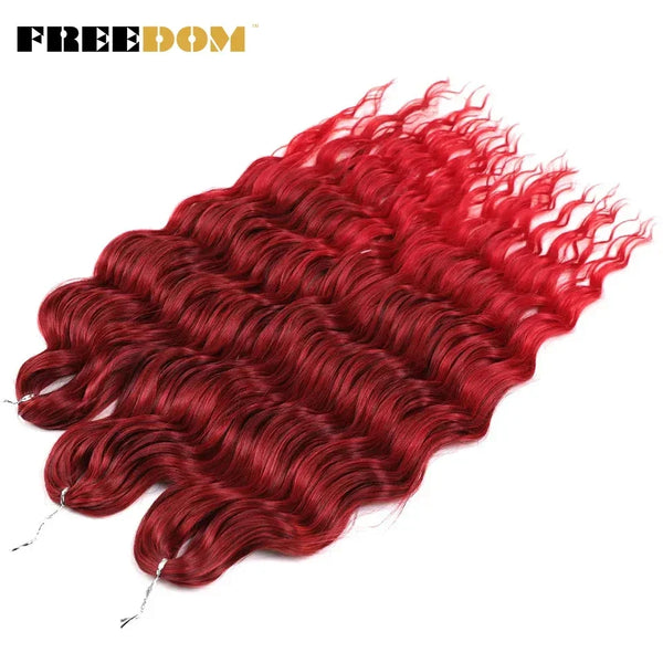 FREEDOM Synthetic Curly Braiding Hair Extensions
