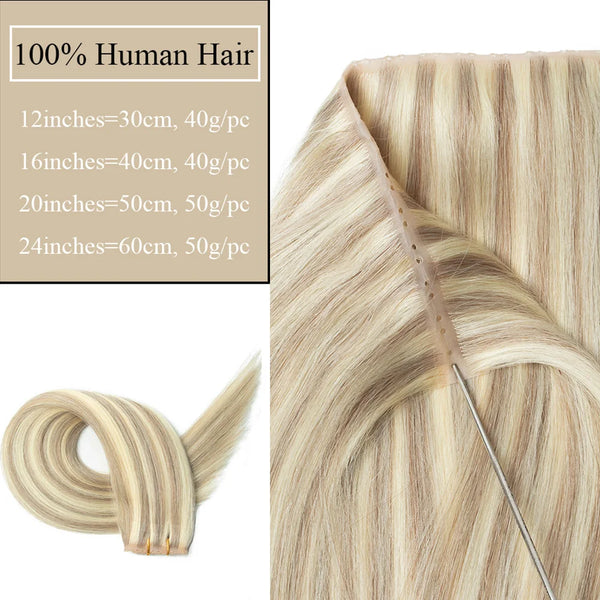 Luxy Beauty Injected Hole Weft Human Hair Extensions