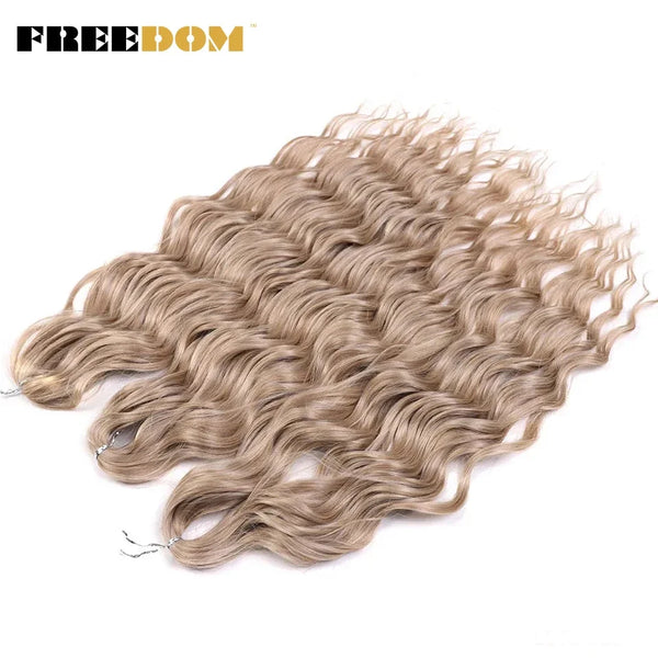 FREEDOM Synthetic Curly Braiding Hair Extensions