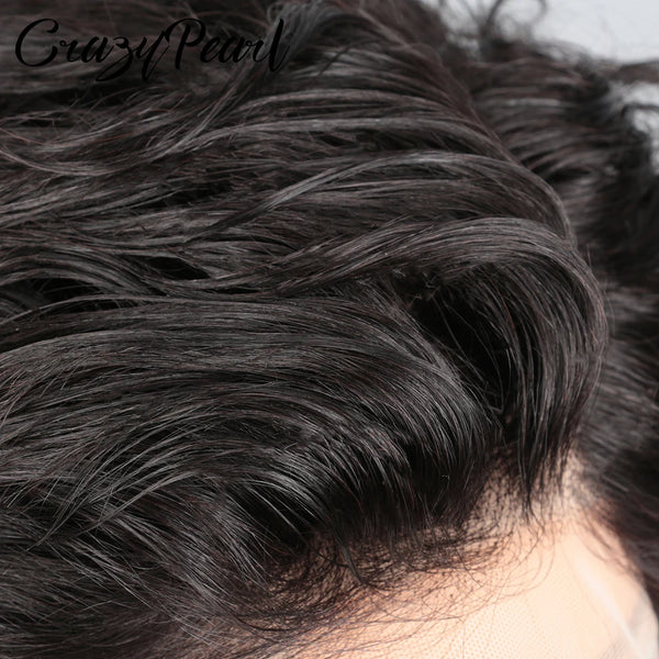CrazyPearl Brazilian Pixie Cut Remy Human Hair Wig