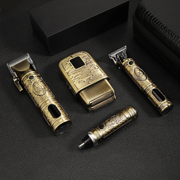 RESUXI 740 All Metal Hair Clippers/Ears & Nose Hair Trimmer/Electric Shaver