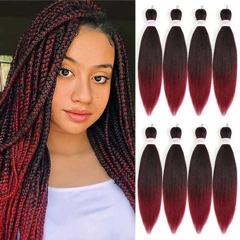 Lihui Synthetic Pre Stretched Yaki Straight Bundles