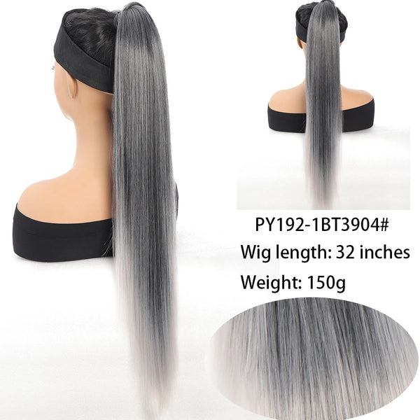 AOOSOO Synthetic Claw Clip-In Ponytail