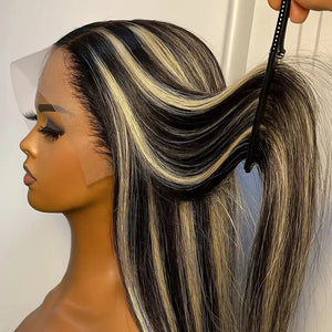 USlay Brazilian 1B/27 Highlight Pre Plucked Human Hair Wig