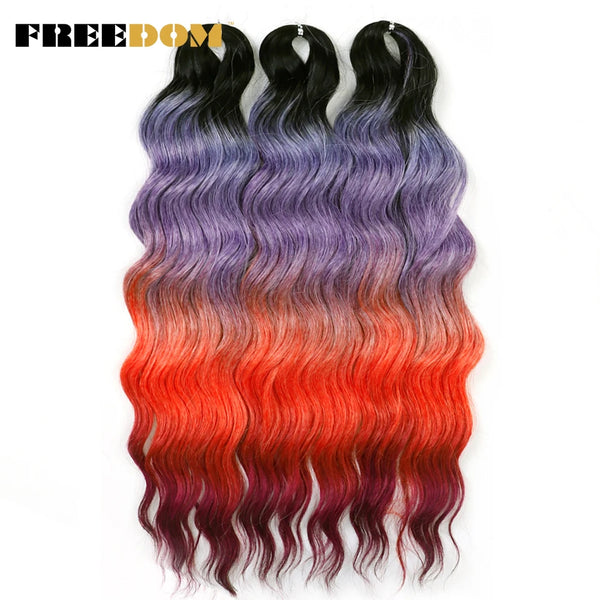 FREEDOM Synthetic Curly Braiding Hair Extensions