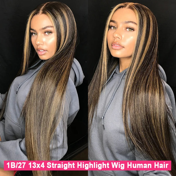 USlay Brazilian 1B/27 Highlight Pre Plucked Human Hair Wig