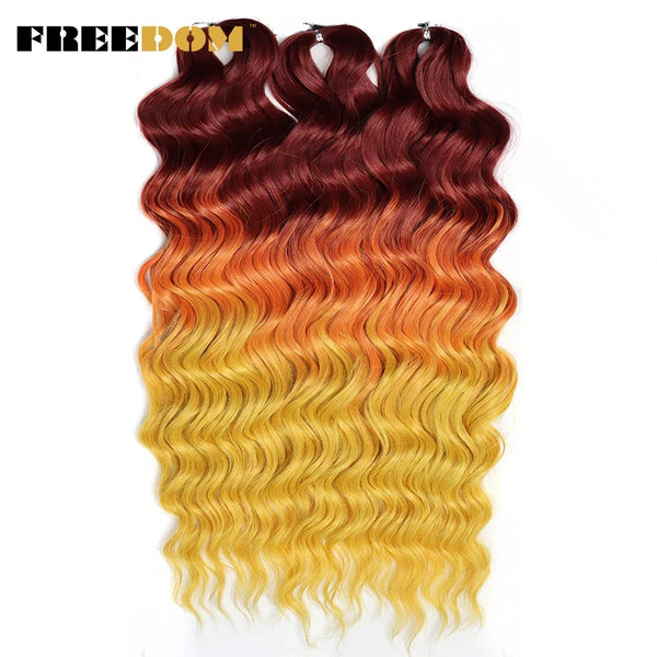FREEDOM Synthetic Curly Braiding Hair Extensions