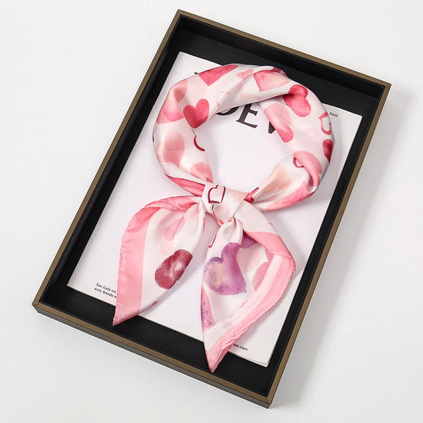 Bohemian Style Print Luxury Silk Scarf