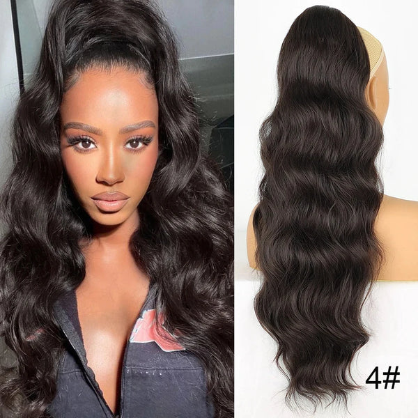 AOOSOO Synthetic Claw Clip-In Ponytail