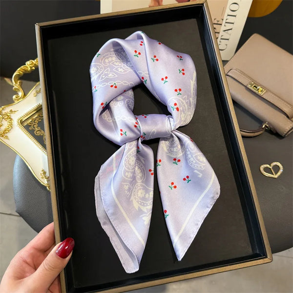 Bohemian Style Print Luxury Silk Scarf