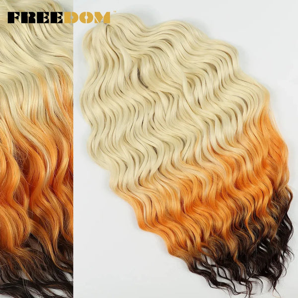 FREEDOM Synthetic Curly Braiding Hair Extensions