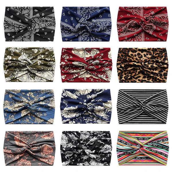 Twisted Wide Headbands/Turbans