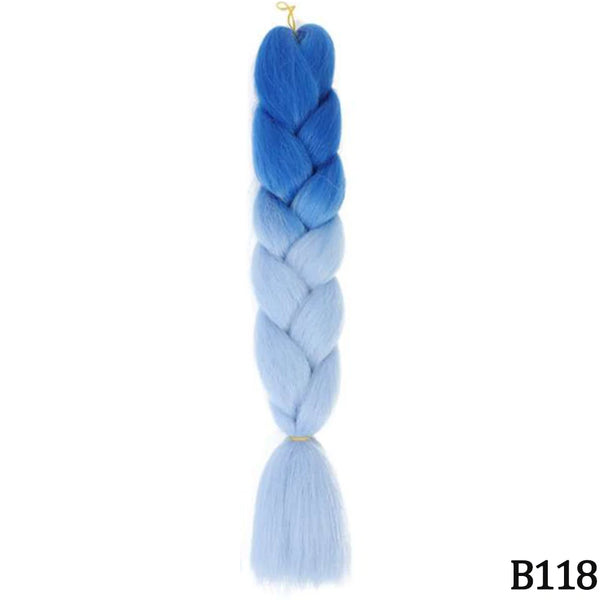 AZQUEEN 24 Inch Kanekalon Jumbo Braid Extensions