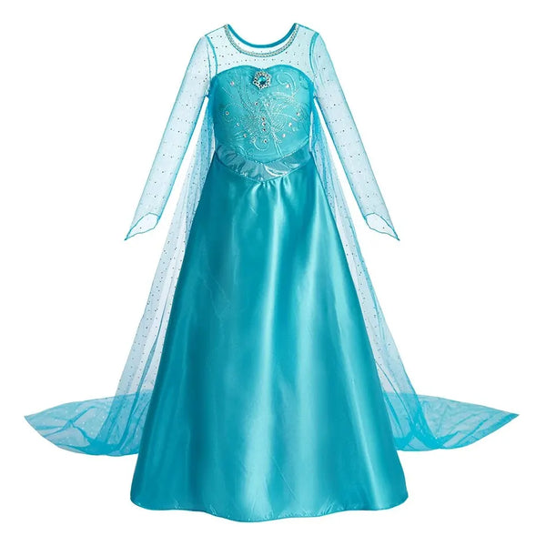 Elsa Princess Costume Dress/Accessories
