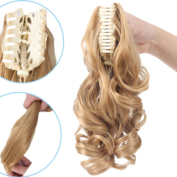 AOOSOO Synthetic Claw Clip-In Ponytail