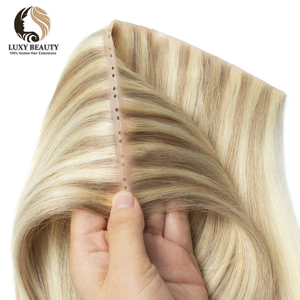 Luxy Beauty Injected Hole Weft Human Hair Extensions