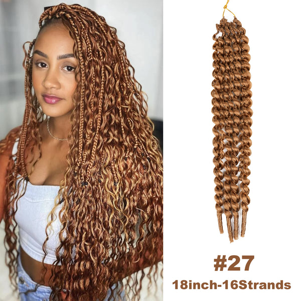 Burmese Synthetic Pre-Looped Crochet Hair