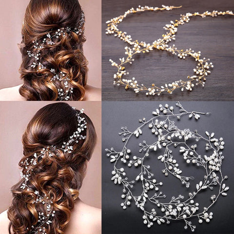 Crystal/Pearl/Rhinestone Hair Vine Wedding Hair Accessory