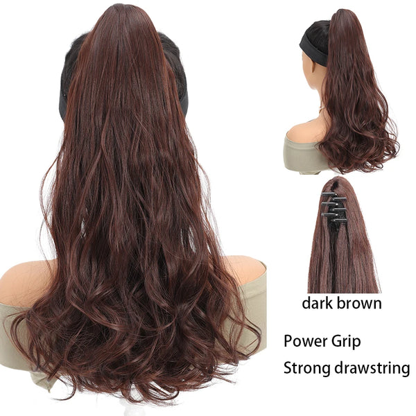 AOOSOO Synthetic Claw Clip-In Ponytail