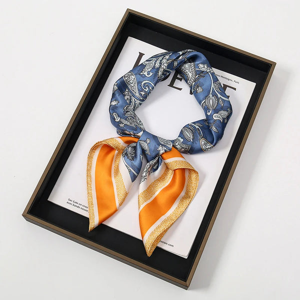 Bohemian Style Print Luxury Silk Scarf